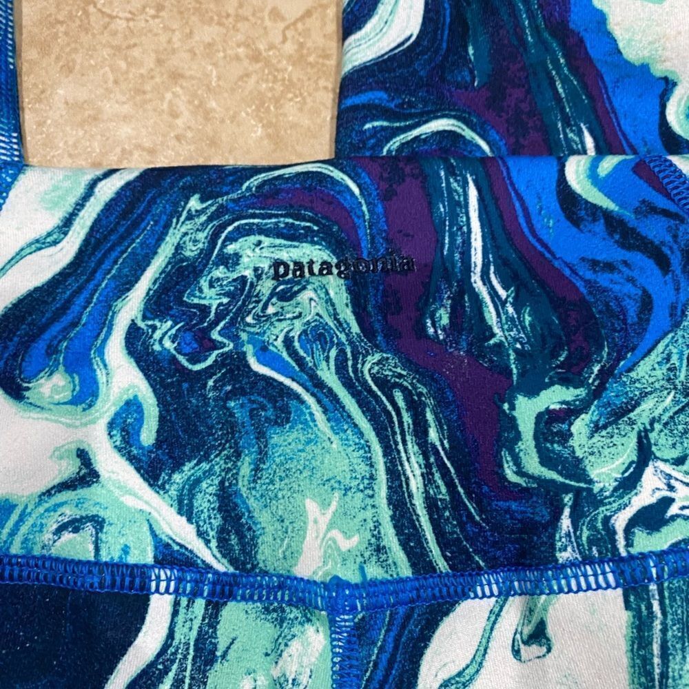 Patagonia Caribbean Marble Print Swirl Leggings - Picture 7 of 7
